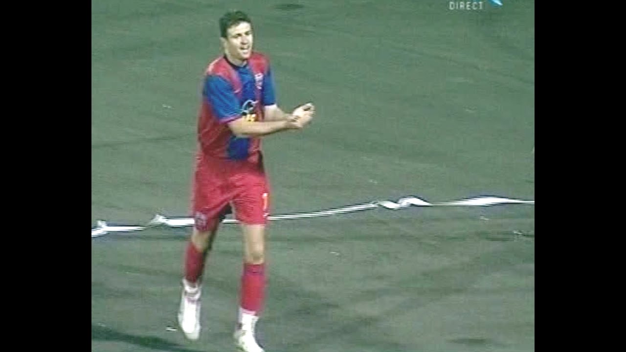 Gol Daniel Oprita in minutul 90, Steaua-Rapid 1-0 (2006). Comentatorul parea suparat