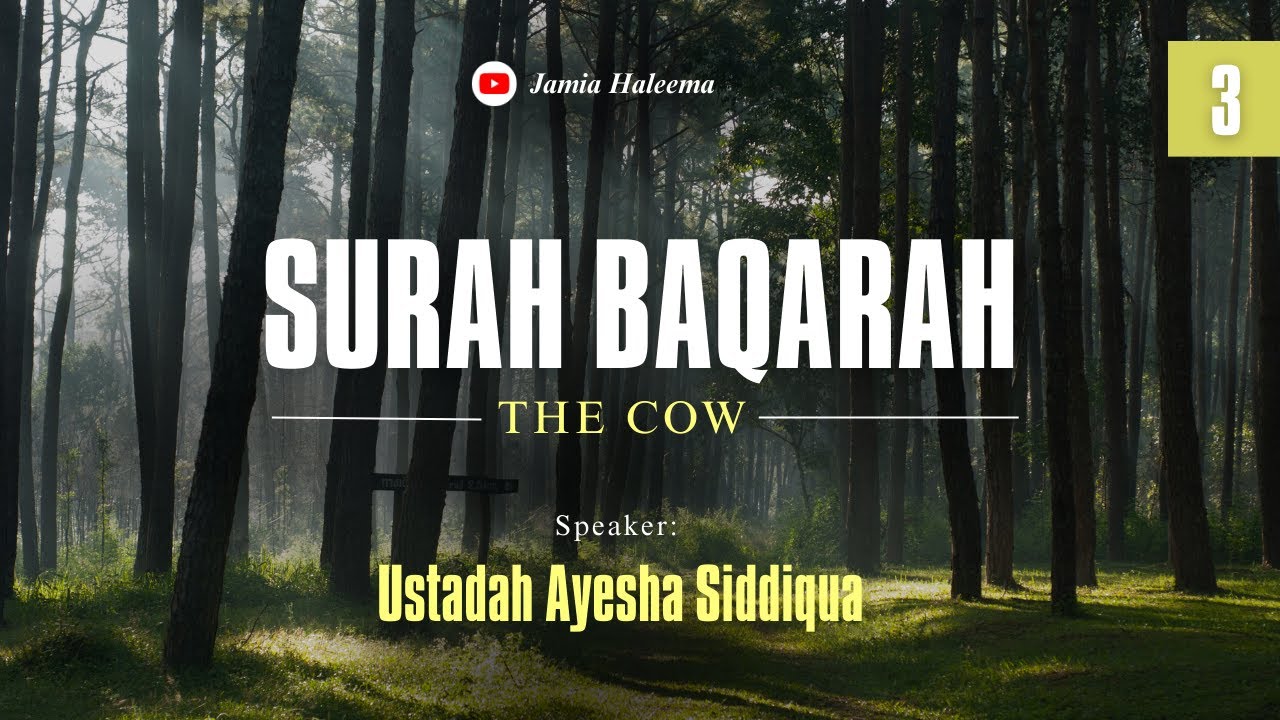 Surah Baqarah || Ruku 2 || Ustadah Ayesha Siddiqua || Jamia Haleema