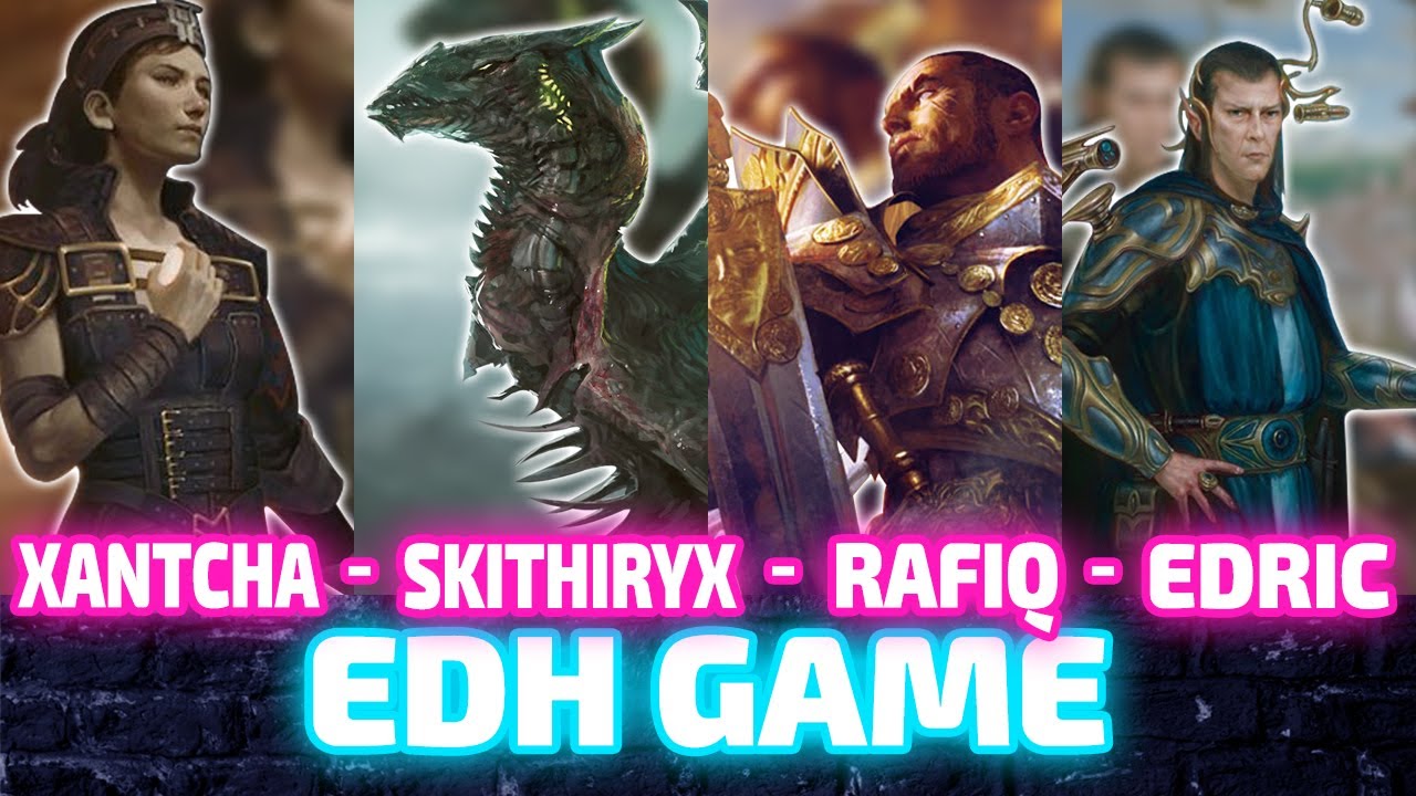 Xantcha vs Skithiryx vs Rafiq vs Edric [EDH/Commander] Геймплей 2020
