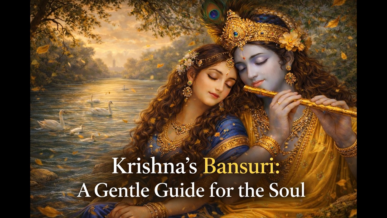Let Krishna’s Bansuri Guide You Gently | Flute Meditation for Peace & Clarity