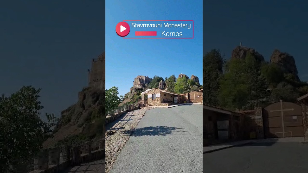 Stavrovouni monastery , Kornos , Cyprus#cyprus #knowcyprus #kornos #stavrovouni #monastery #shorts