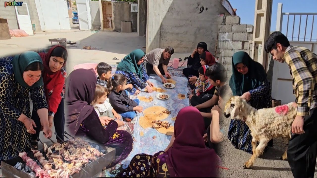 Farideh Khanum's family gathering and Eid al-Adha celebration