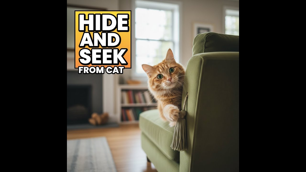 CAN WE HIDE FROM OUR CAT #LIVE#FUN#LIVEFEED