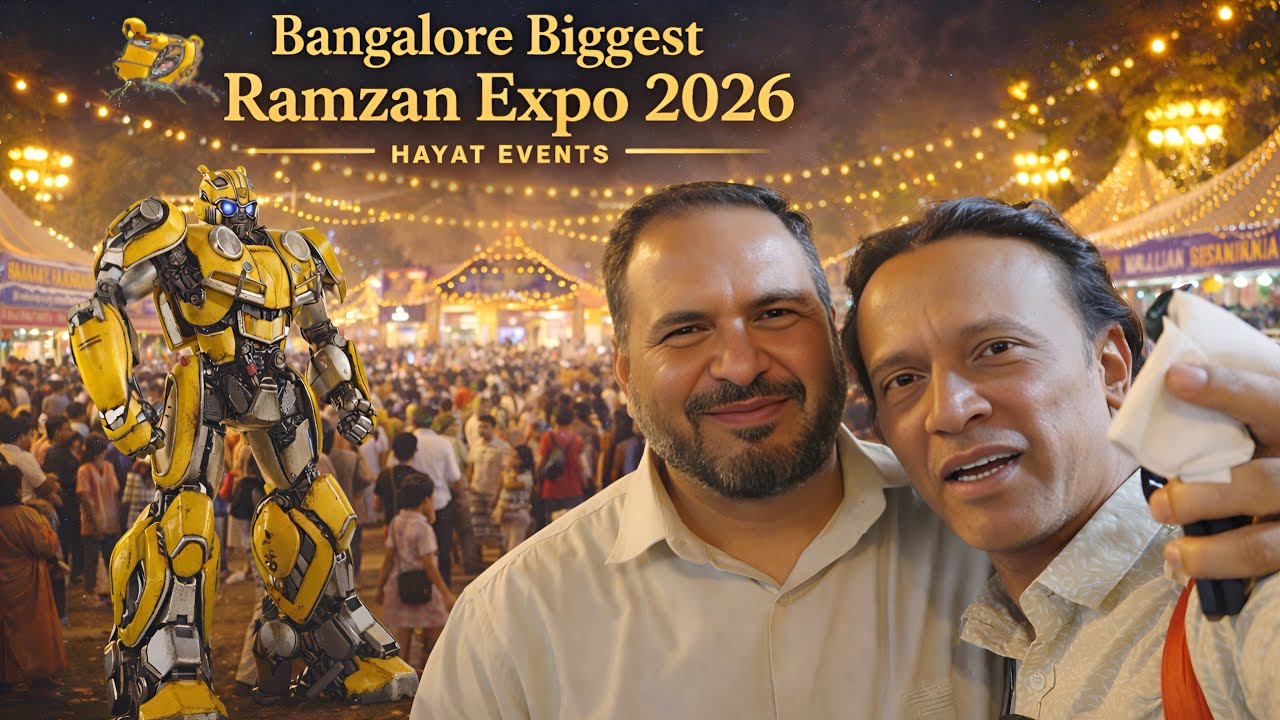 Bangalore’s Biggest Ramzan Expo 2026 😍 | Massive Crowd, Shopping & Food Festival | Hayat Events