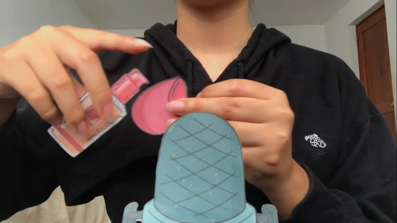 asmr random makeup triggers sounds (layered sounds)
