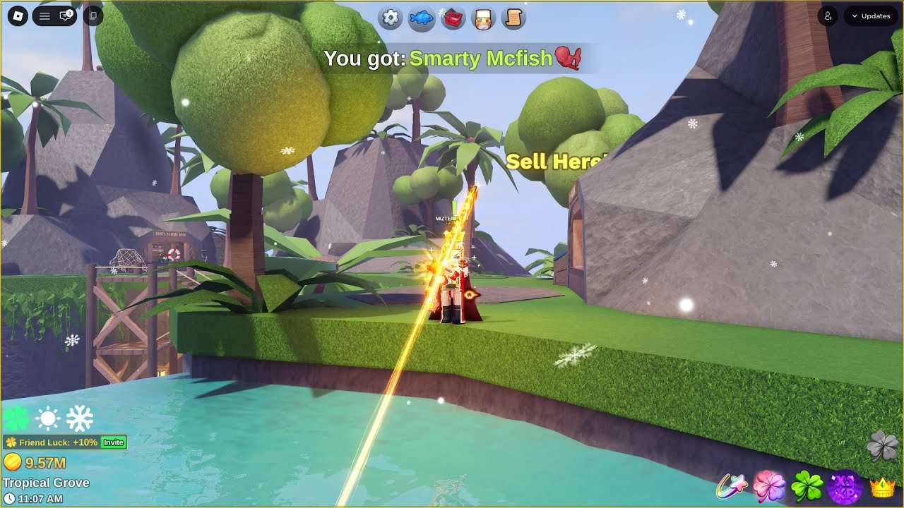 Gas Tropical Grove cari ruby dan secret Roblox Fish it