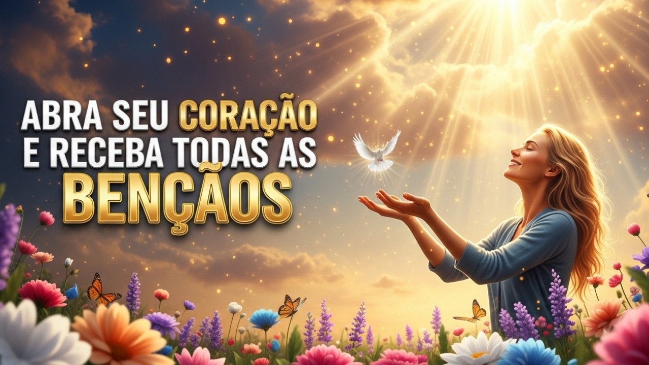 Eu Recebo Todas as Bênçãos de Deus e do Universo | Mantra de Gratidão, Fé e Abundância ✨