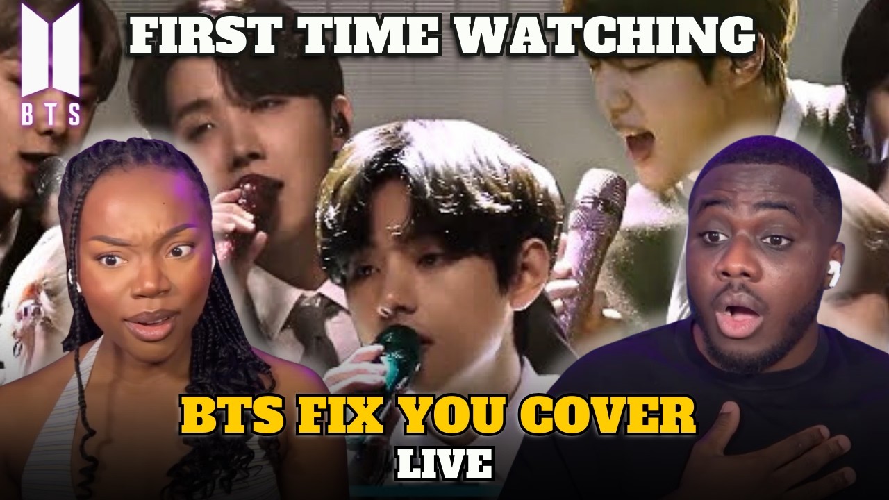 K-POP NEWBIES FIRST TIME WATCHING BTS (방탄소년단) COLDPLAY FIX YOU COVER!