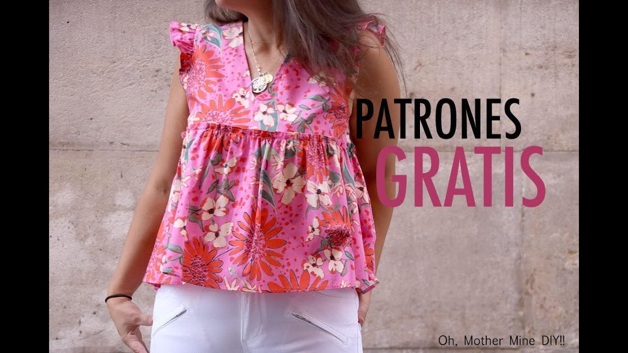 Costura: Como hacer blusa con volantes (patrones gratis)