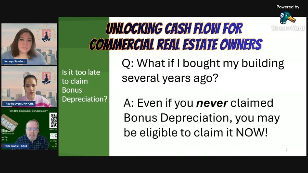 Unlocking Cash Flow for Commercial Real Estate Owners Through Cost Segregation with Tom Brodie