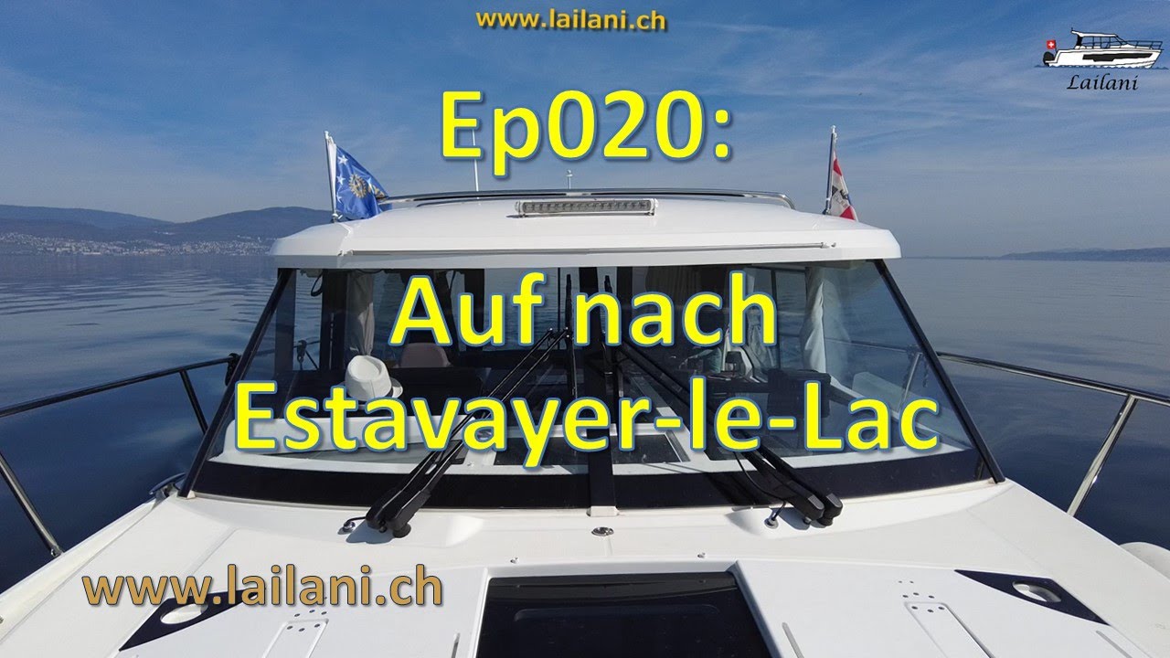 Motorbootfahren nach Estavayer-le-Lac - #020