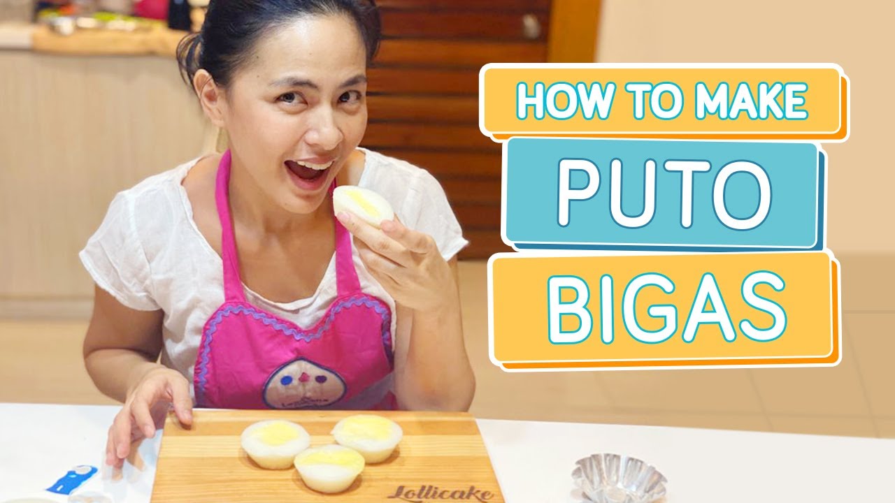 HOW TO MAKE PUTO (PUTO BIGAS / FILIPINO STEAMED RICE CAKE RECIPE) - Alapag Family Fun