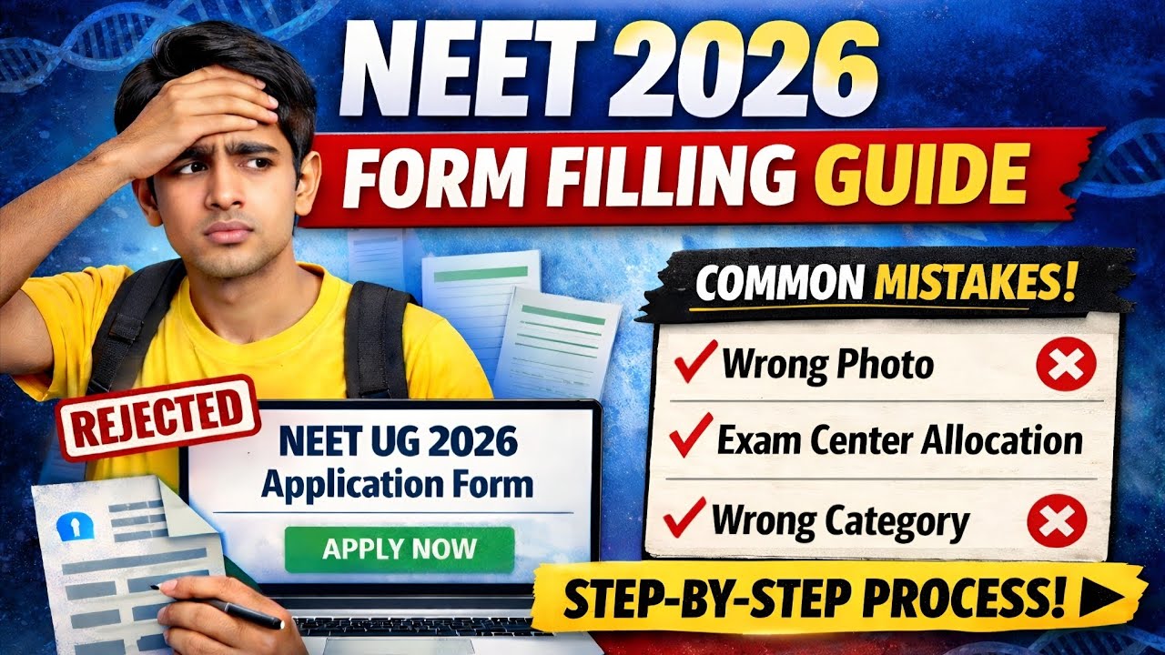 NEET 2026 Form Fill-Up Complete Guide | Step-by-Step Process | Avoid Rejection Mistakes