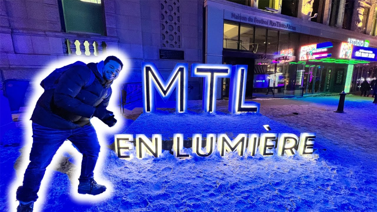 QUE HACER en Montreal en invierno 🥶 : FESTIVAL - Montreal en Luces.
