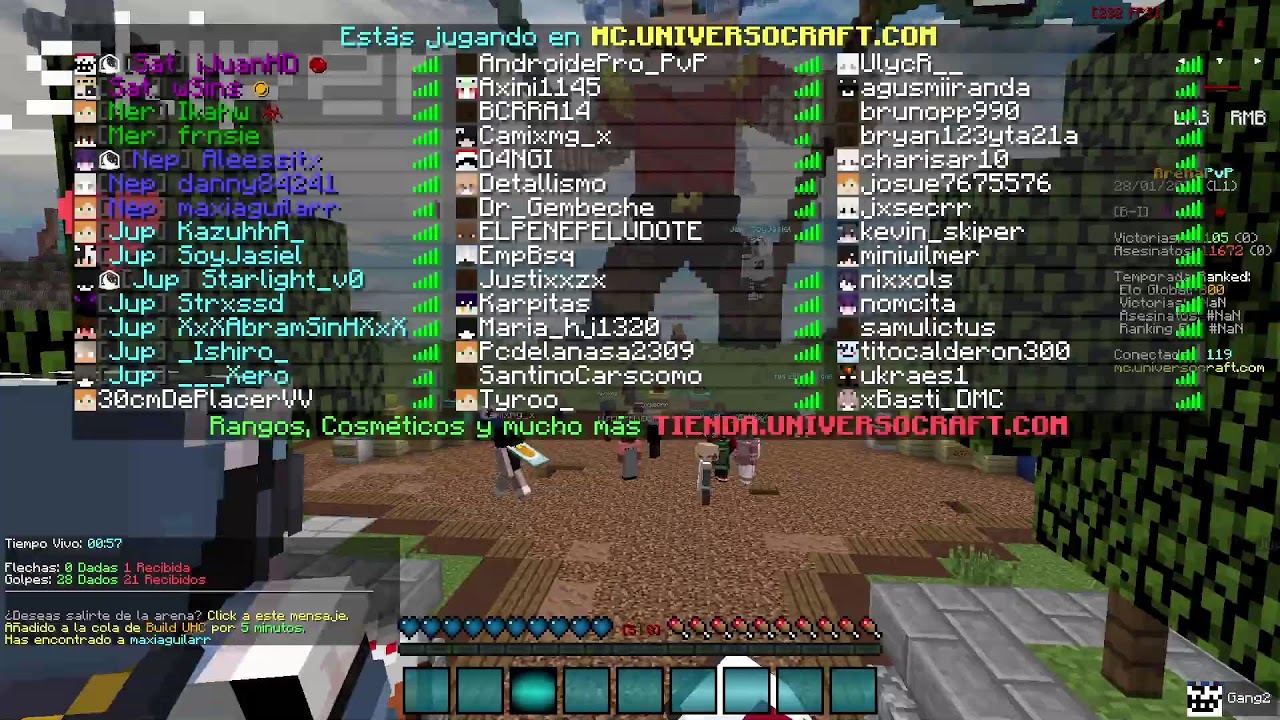 🔴DESTRUYE EL NEXUS - UNIVERSOCRAFT !discord !fp !equipo 🔴