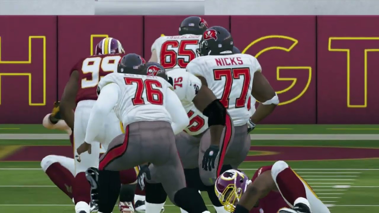 Madden NFL 13- Tampa Bay Buccaneers vs Washington Redskins
