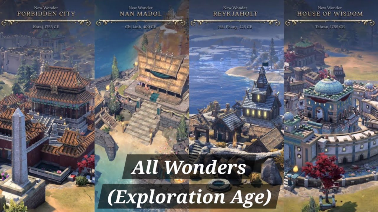 Civilization 7 - All Exploration Wonders