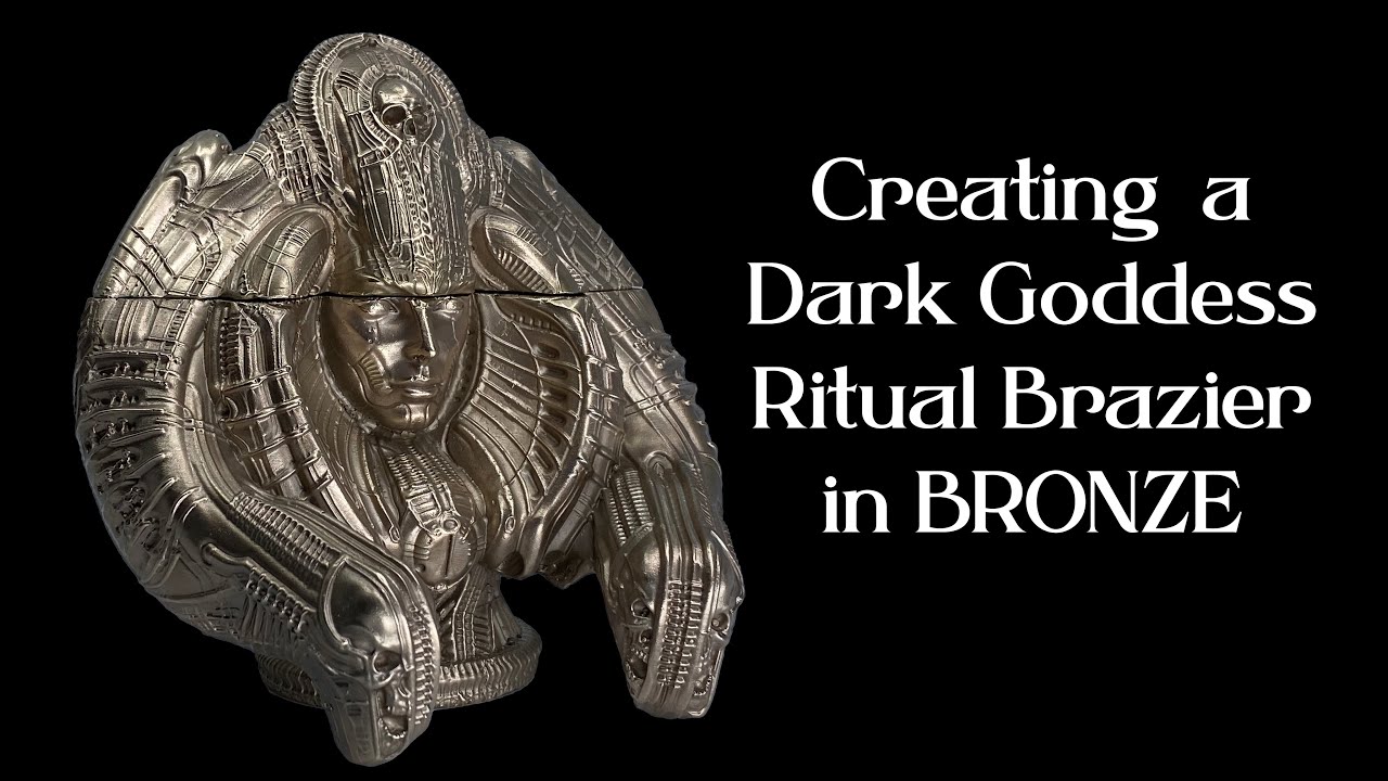 Creating a Dark Goddess Ritual Brazier in Bronze