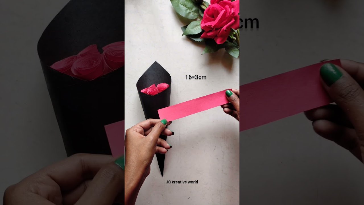 Easy paper flower bouquet making | DIY bouquet ideas 