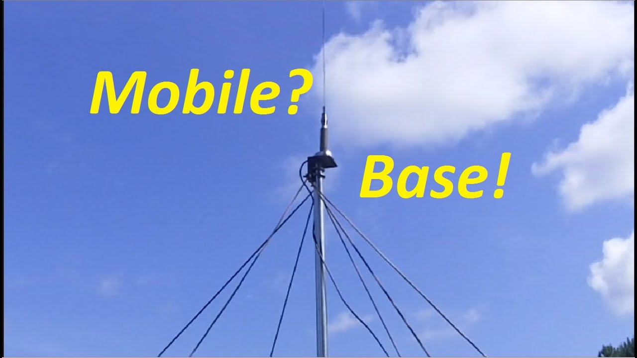 Mobile CB Radio Antenna as a Base Station
