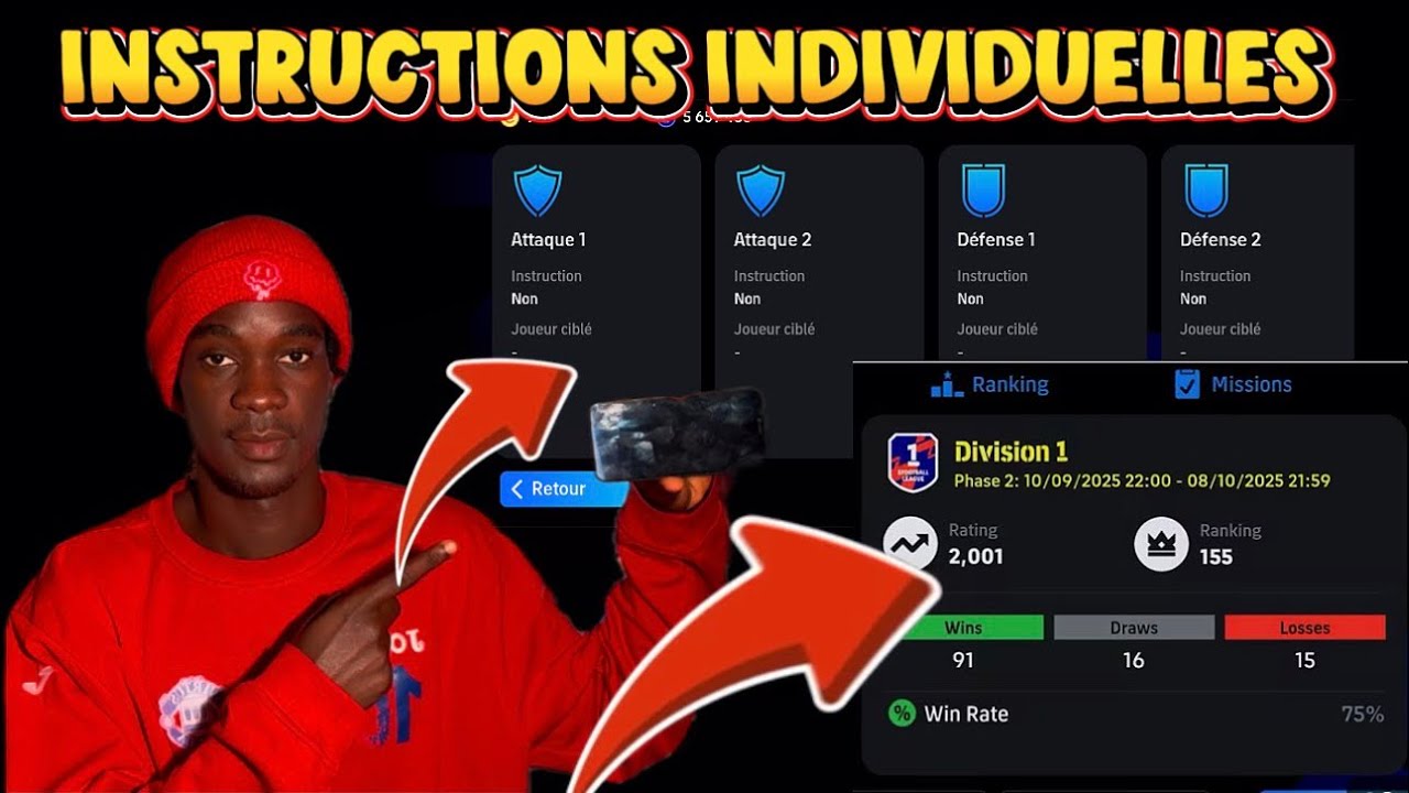 COMMENT BIEN UTILISER LES INSTRUCTIONS INDIVIDUELLES SUR EFOOTBALL 2026 