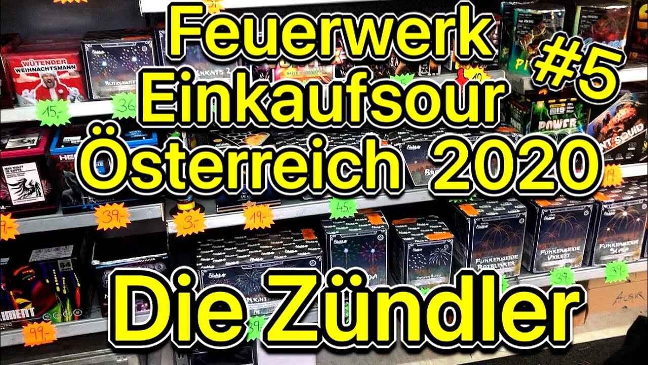 Feuerwerk Einkaufstour Österreich 2020 #5 | Die Zündler | AutProPyro