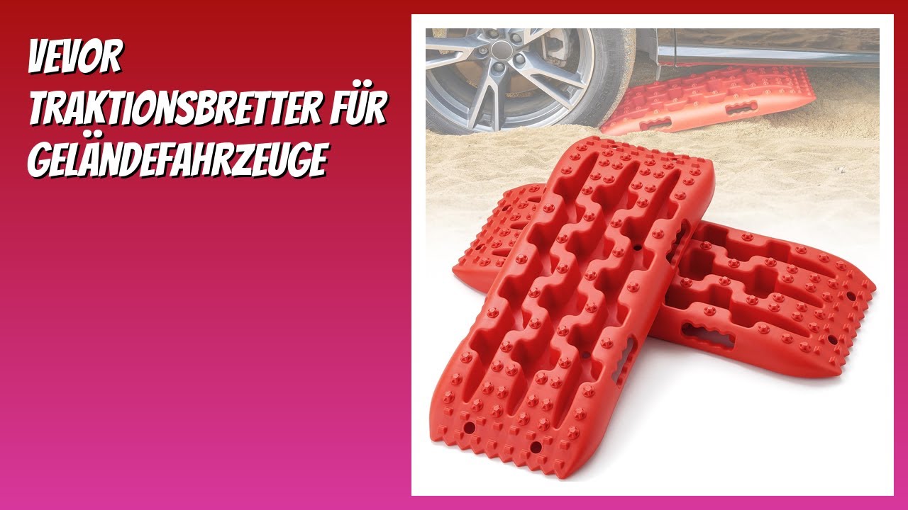 BEWERTUNG (2026): VEVOR Traktionsbretter für Geländefahrzeuge. Infos