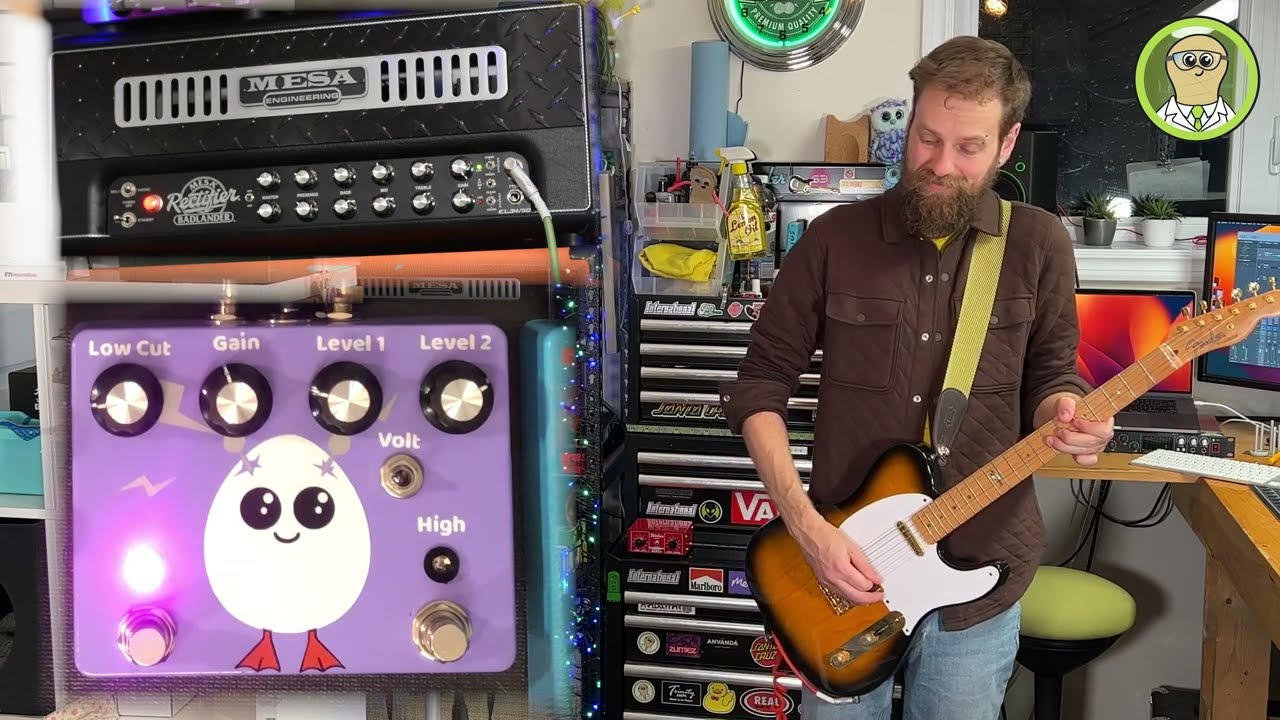 GUP Tech Cococast - Germanium Broadcast boost-OD - Badlander 50 - Telecaster