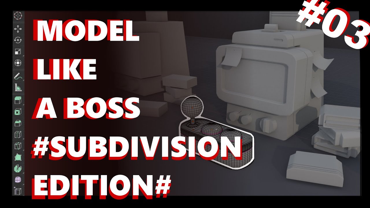SUBDIVISION MODELING Workflow For Beginners - Zero To Hero Part 03 - Blender Tutorial