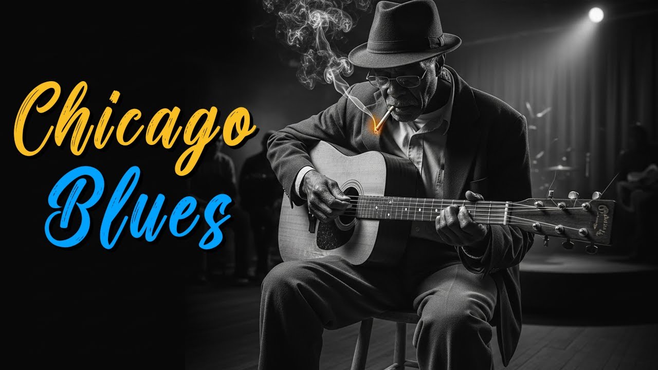 🌙 Insomnia Chicago Blues for Counting Hours & Sheep | Midnight Blues Voice