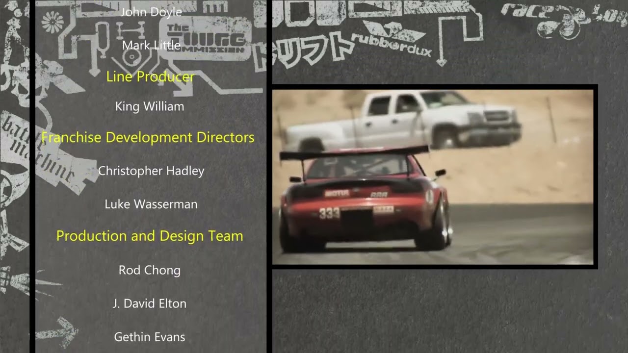 Need for Speed Prostreet: But I've made end credits for it.
