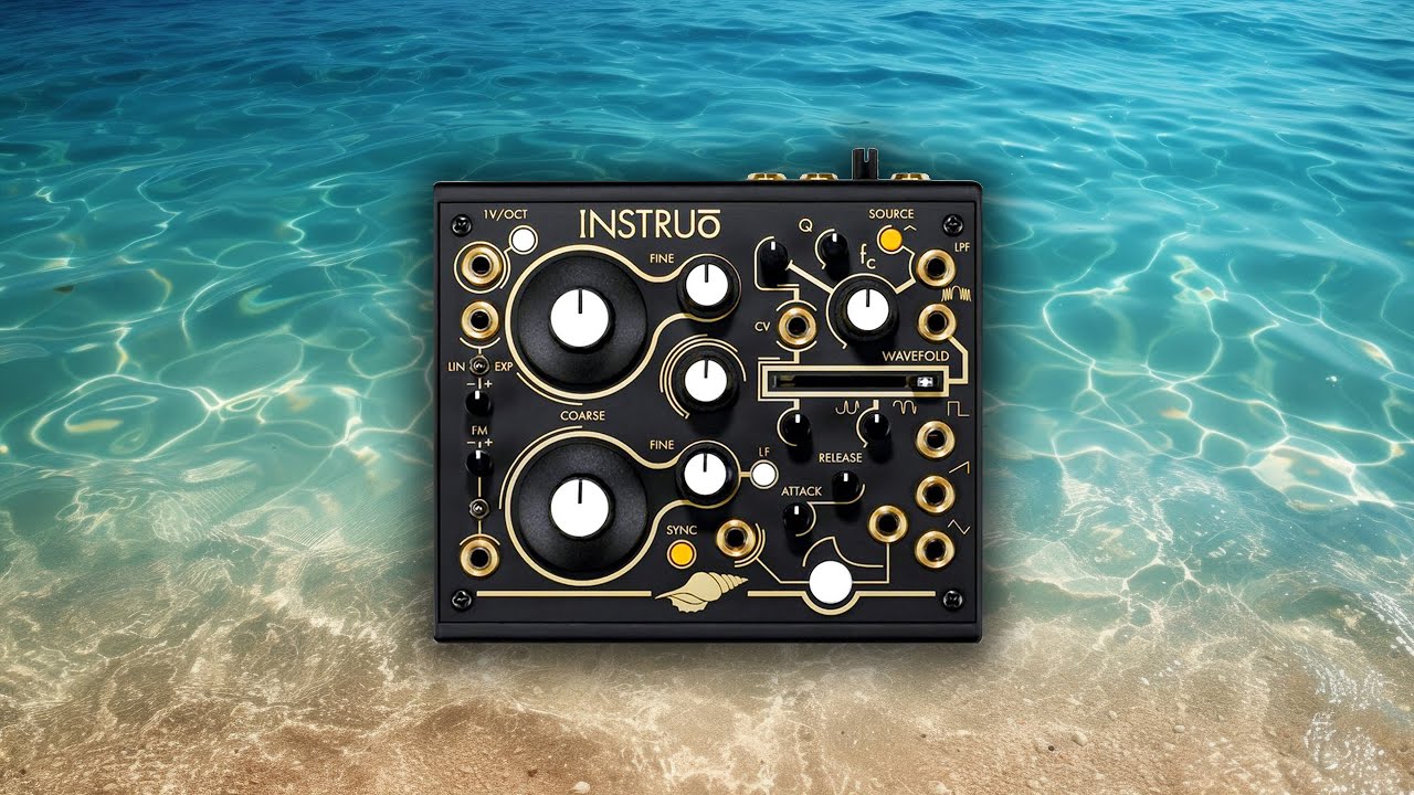 INSTRUO SEASHELL! Аппаратный аналоговый моносинтезатор с цифровым VST-управлением.