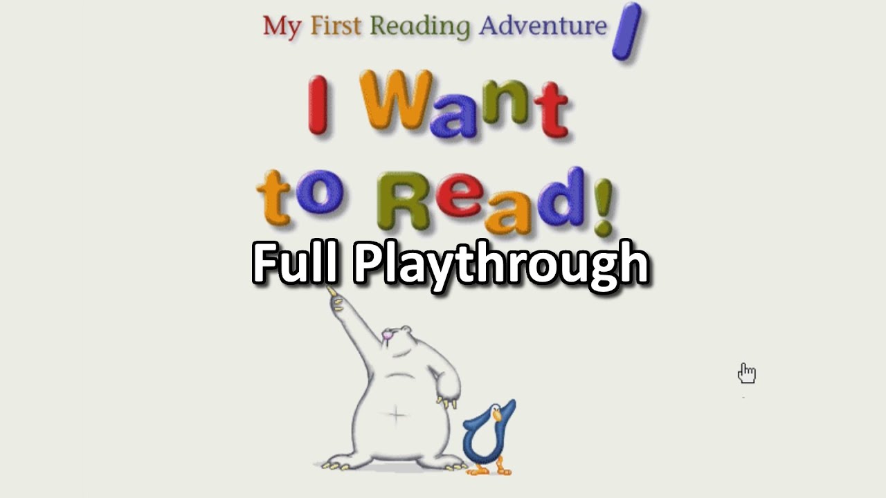 My First Reading Adventure 1: I Want to Read! (Full Playthrough, 1080p)