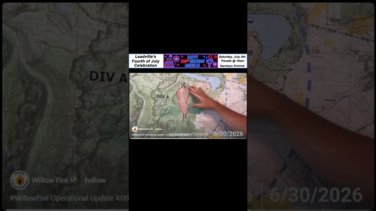 Willow Fire Update, USFS Orders Closure
