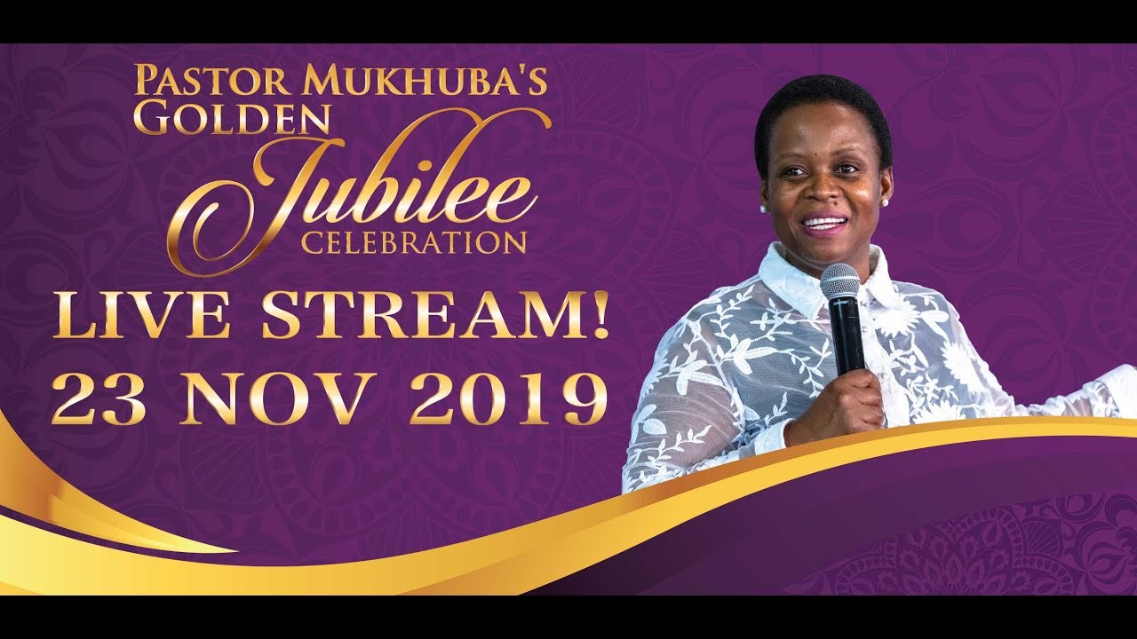 You are watching Golden Jubilee Celebration live stream  with Pastor Mukhuba.