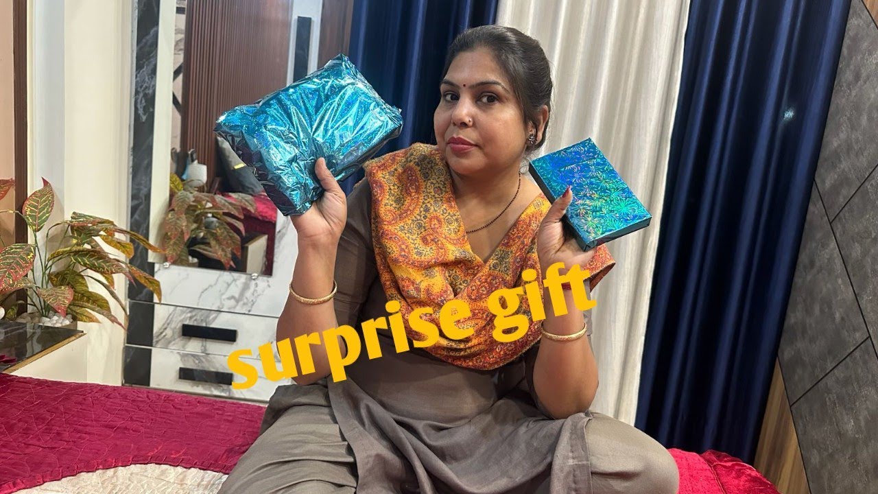 आज में लेकर आई हूँ अपने ह्यूसबेंट के लिए गिफ्ट और उनको कुछ भी नहीं मालूम है 