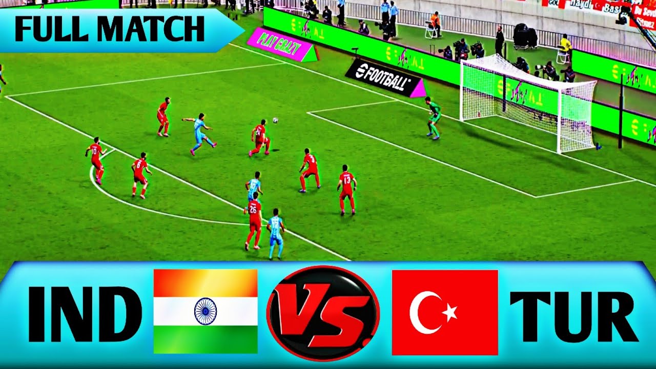 🇮🇳 INDIA vs TURKEY 🇹🇷 | 30 Jan 2026 International football match | eFootball Gameplay (4K UHD)