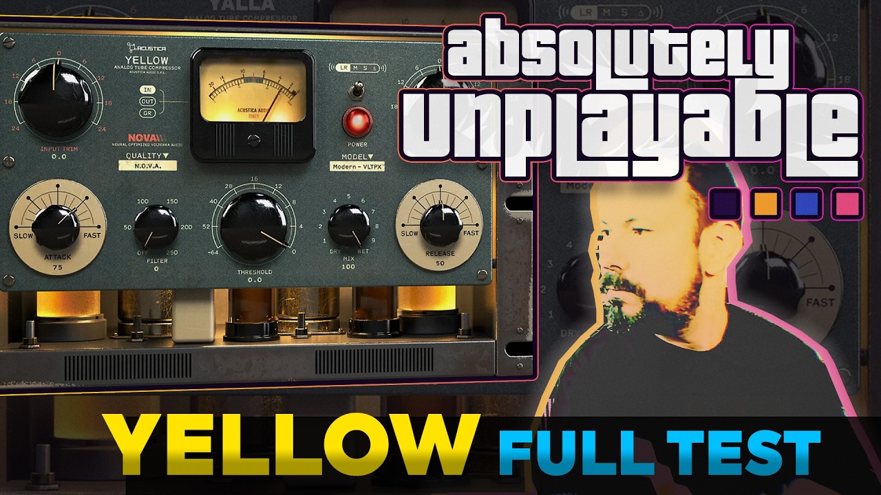 Acustica Audio YELLOW || Najlepsza wtyczka kompresora lampowego?