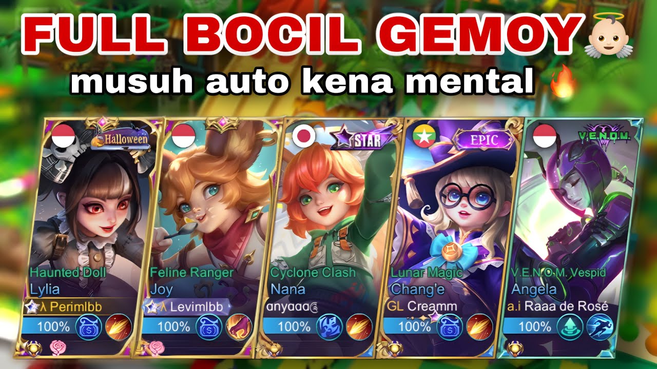 SATU TIM ISINYA BOCIL CIWI🔥 MUSUH SAMPE MAKAN COKLAT SEMUA HAHAHA..