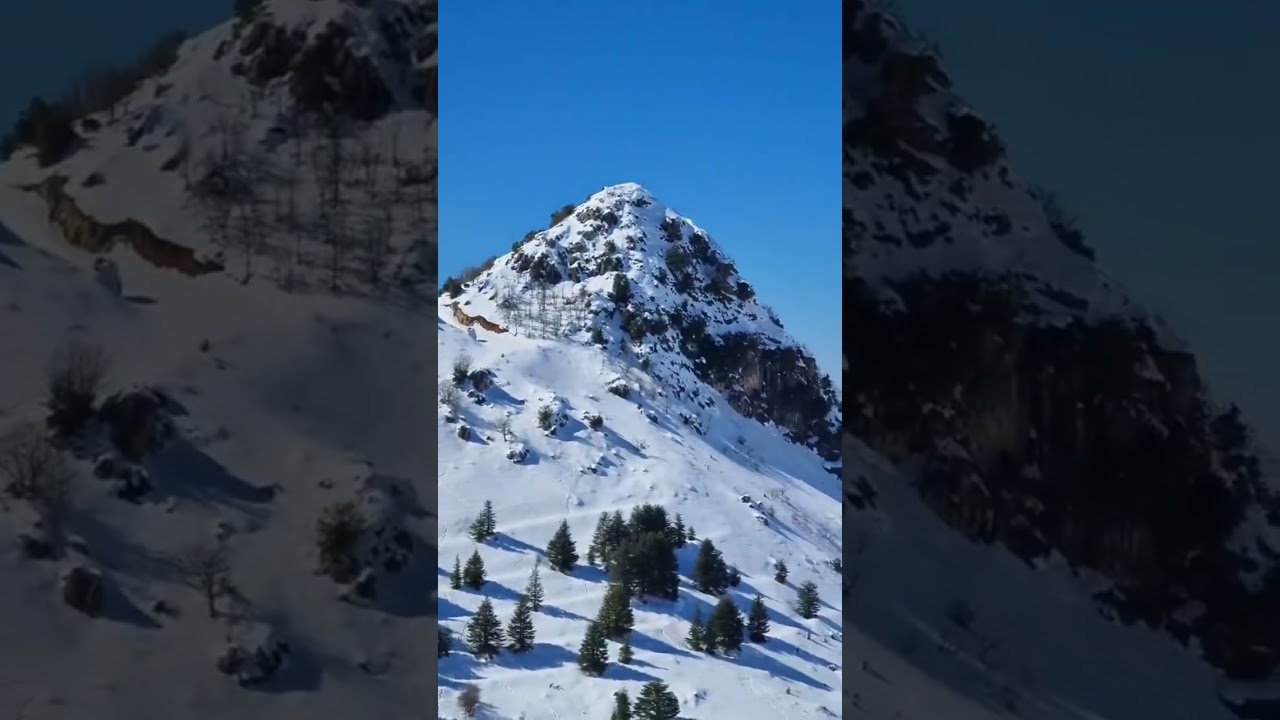 Laqloq Snow Mountain In Lebanon🇱🇧 
