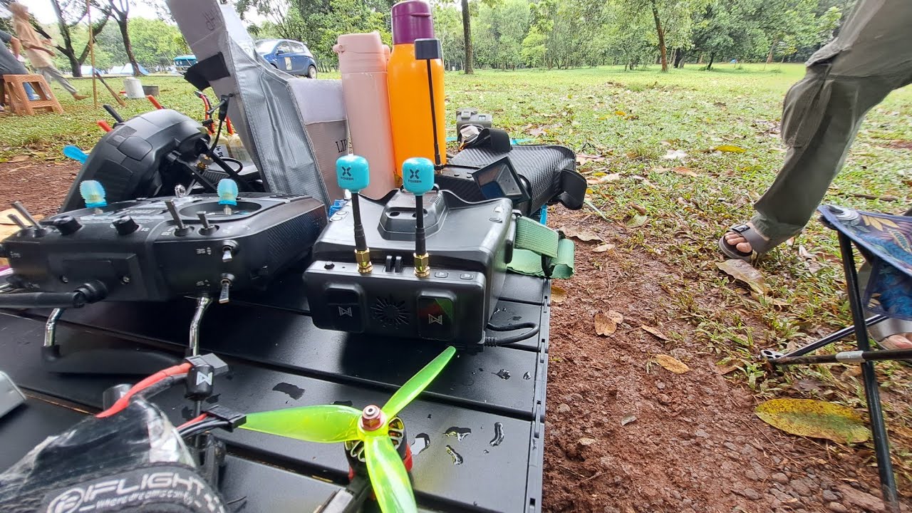 FPV Drone walksnail freestyle || test foxeer lollipop 4+ antenna VRX