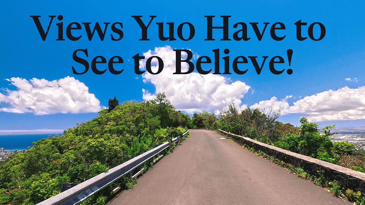 Scenic Mountain Drive Above Honolulu | Tantalus & Round Top Drive Views 🌺🚗