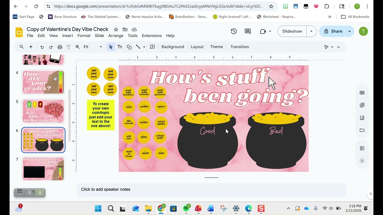 Class Instructions February 13, 2026