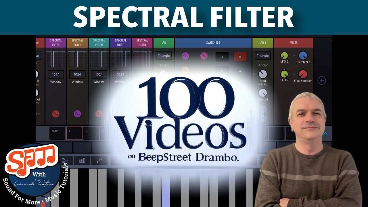 BeepStreet Drambo v2 - Demo / Tutorial 🔥🎉 100 🎉🔥: Spectral Filter