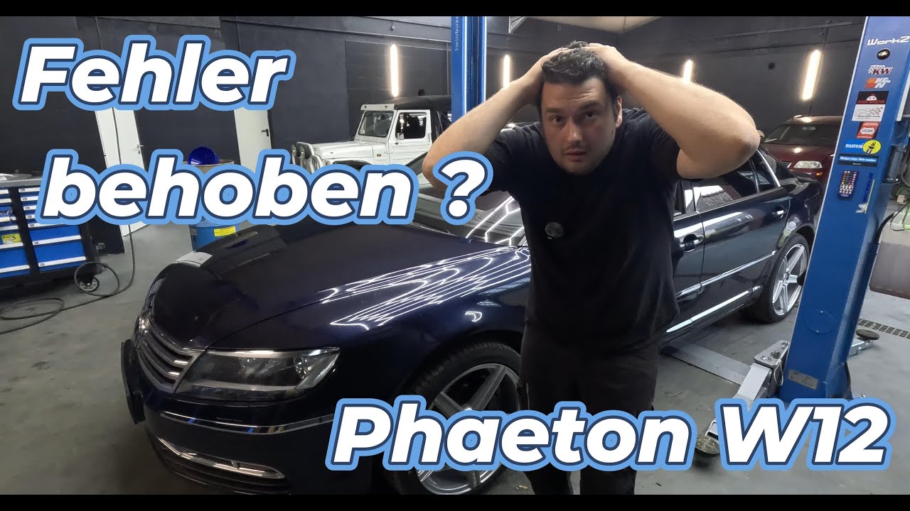 Öldruck endlich wiedergefunden! Ganze Arbeit umsonst gewesen? Phaeton W12 6.0
