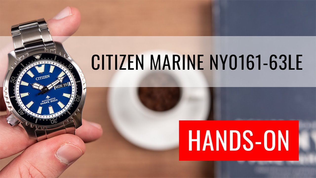 HANDS-ON: Citizen Promaster Marine Automatic NY0161-63LE Limited Edition 3600pcs