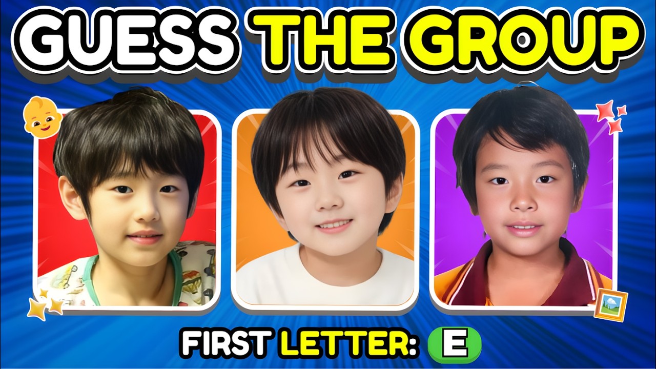 GUESS THE KPOP GROUP by 3 MEMBERS’ CHILDHOOD PHOTOS! 👶🔥| K-Pop Quiz Game 2026
