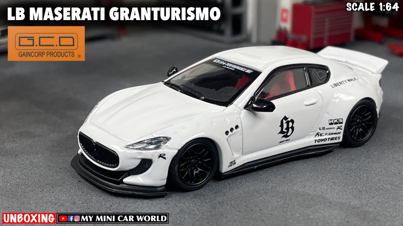 『MY MINI CAR WORLD』UNBOXING GCD 1/64 LB MASERATI GRANTURISMO