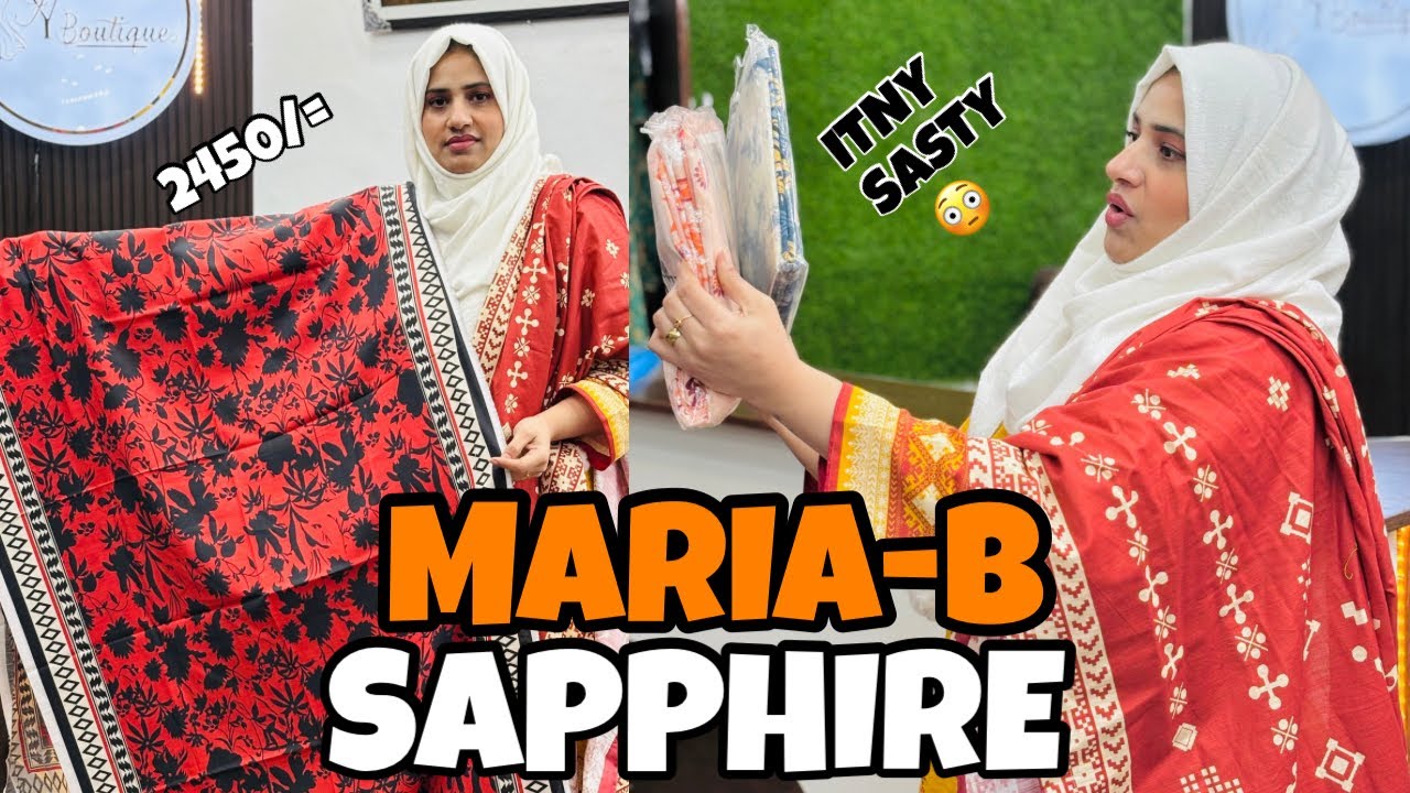 MARIA-B SAPPHIRE MIX BRANDS SALE + INFORMATIVE VIDEO