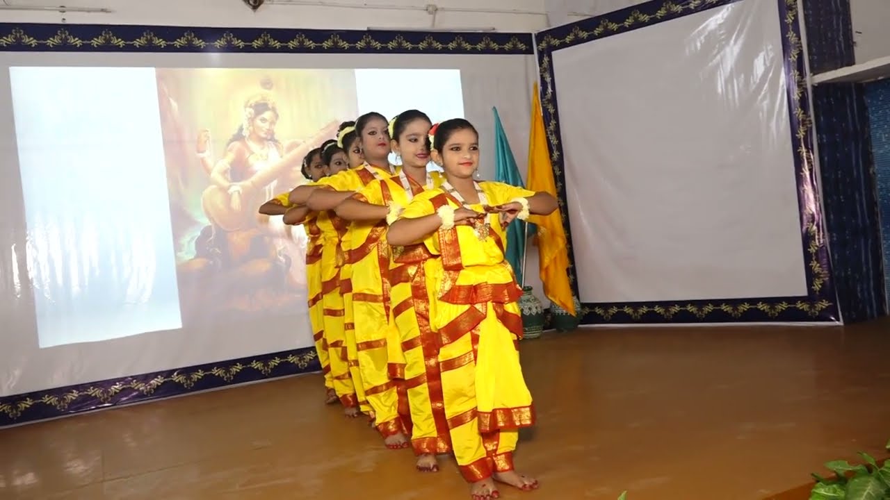 Saraswathi Vandana|| KIDS || Sanatan High School || Dance Performance || Easy Dance
